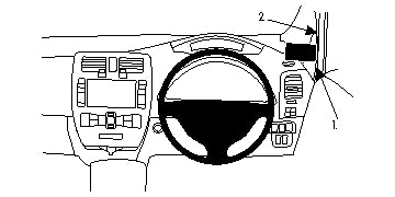 Brodit ProClip 604707 - Nissan Leaf 2011-2017