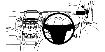 Brodit ProClip 604735 - Opel Zafira C 2012-2019