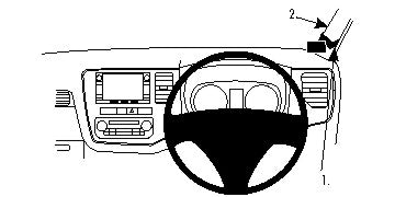 Brodit ProClip 604818 - Mitsubishi Outlander 2013-2021