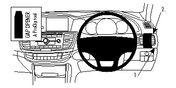 Brodit ProClip 604821 - Honda Accord 2013-2014