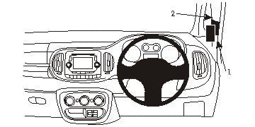 Brodit ProClip 604882 - Fiat 500 L 2013-2022