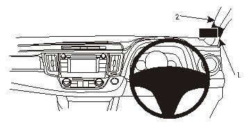 Brodit ProClip 604894 - Toyota RAV 4 2013-2018