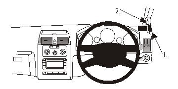 Brodit ProClip 604908 - Volkswagen Touran 2003-2015