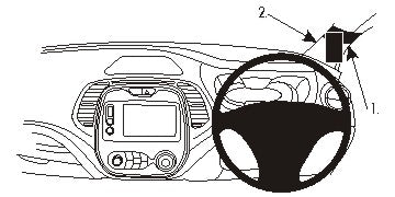 Brodit ProClip 604943 - Renault Captur 2014-2019