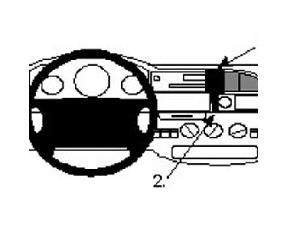 ProClip - Ford Transit 1995-1999 Center mount. LET OP: UITLOPEND ARTIKEL. KAN NIET RETOUR! afbeelding 2