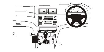 Brodit ProClip 632801 - BMW 3-Serie M3 E46 1998-2007