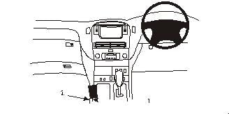 Brodit ProClip 632889 - Lexus LS Series 2001-2006