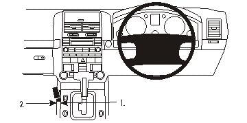 Brodit ProClip 633297 - Volkswagen Touareg 2003-2009