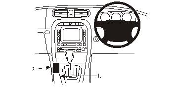 Brodit ProClip 633385 - Jaguar XJ 2003-2009