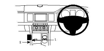 Brodit ProClip 634201 - Jaguar XF 2009-2015