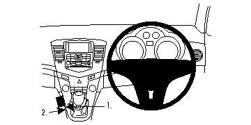 Brodit ProClip 634350 - Chevrolet Cruze 2009-2015