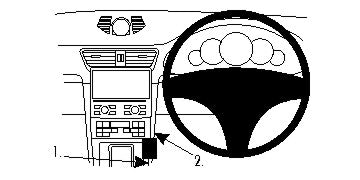 Brodit ProClip 634773 - Porsche 911 2012-2021