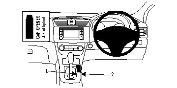 Brodit ProClip 634831 - Nissan Pulsar 2013-2020
