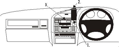 Brodit ProClip 652043 - Bmw 3-series E36 Touring 1991-1998