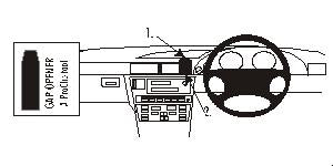Brodit ProClip 652083 - BMW 7-Serie E38 1994-2001
