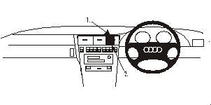 Brodit ProClip 652106 - Audi A8 1994-2002