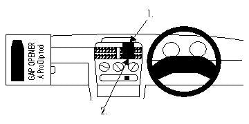 Brodit ProClip 652129 - Holden Barina 1993-2004