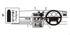 Brodit ProClip 652426 - Volvo C70 1997-2005