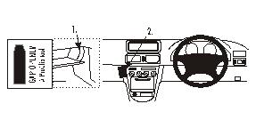 Brodit ProClip 652493 - Toyota Corolla 1998-2001