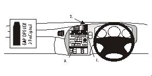 Brodit ProClip 652502 - Saab 9-5 1998-2005