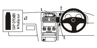 Brodit ProClip 652597 - Holden Astra 1998-2003