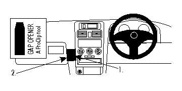 Brodit ProClip 652598 - Holden Astra 1998-2003