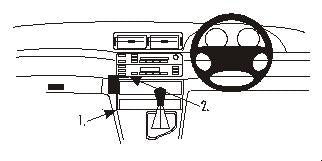 Brodit ProClip 652600 - BMW 3-Serie M3 E46 1998-2007