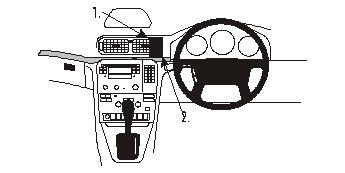 Brodit ProClip 652620 - Volvo S80 1999-2006