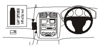 Brodit ProClip 652642 - Ford 323 F (BJ) 1998-2003