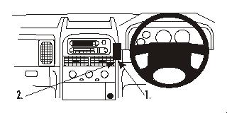 Brodit ProClip 652650 - Jeep Grand Cherokee 1999-2004