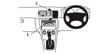 Brodit ProClip 652668 - Skoda Octavia I 1999-2006