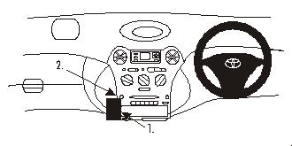 Brodit ProClip 652699 - Toyota Yaris 1999-2005