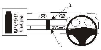 Brodit ProClip 652723 - Lotus Elise S1 1996-2002