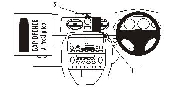 Brodit ProClip 652725 - MG 75 1999-2005