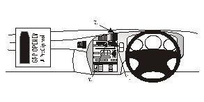 Brodit ProClip 652800 - Saab 9-5 1998-2005