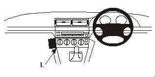 Brodit ProClip 652806 - BMW 5-Serie M5 E39 1996-2003