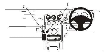 Brodit ProClip 652821 - Alfa Romeo Spider/GTV 1998-2005