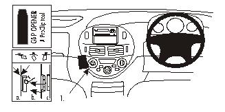 Brodit ProClip 652831 - Toyota Previa 2001-2006