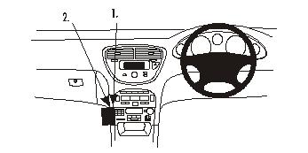 Brodit ProClip 652850 - Peugeot 607 2001-2009