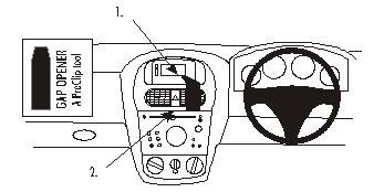 Brodit ProClip 652855 - Holden Barina 2001-2011