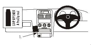 Brodit ProClip 652867 - Opel Astra 1998-2003