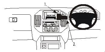 Brodit ProClip 652879 - Mitsubishi Montero 2000-2007