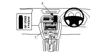 Brodit ProClip 652885 - Subaru Impreza 2001-2004