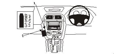 Brodit ProClip 652886 - Subaru Impreza 2001-2004