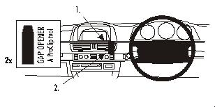 Brodit ProClip 653014 - BMW 7-Serie E65 2002-2008