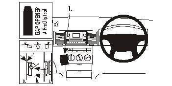 Brodit ProClip 653020 - Toyota Corolla 2002-2007