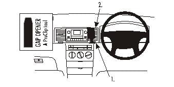 Brodit ProClip 653025 - Toyota Corolla 2002-2007