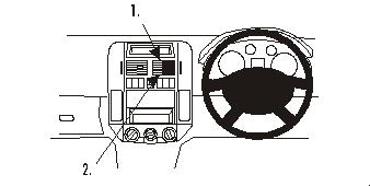 Brodit ProClip 653028 - Volkswagen Polo 2002-2009