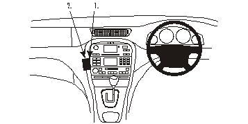 Brodit ProClip 653060 - Jaguar S-Type 2002-2009
