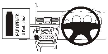Brodit ProClip 653077 - Holden Signum 2002-2010